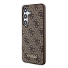 Guess 4G Metal Gold Logo tok Samsung Galaxy S24-hez - barna