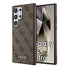 Guess 4G Metal Gold Logo tok Samsung Galaxy S24 Ultra készülékhez - barna