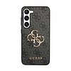 Guess 4G nagy fém logó - Samsung Galaxy S24+ tok fekete (GUHCS24M4GMGGR)