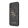 Guess 4G nagy fém logó - tok iPhone X-hez szürke (GUHCPX4GMGGR)
