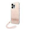Guess 4G Print Strap iPhone 14 Pro tok - Rózsaszín