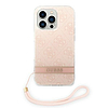 Guess 4G Print Strap iPhone 14 Pro tok - Rózsaszín