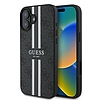 Guess 4G Printed Stripes MagSafe - iPhone 16 Plus tok fekete (GUHMP16MP4RPSK)