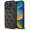 Guess 4G Ring Classic Logo MagSafe tok iPhone 16 Pro Maxhoz, barna