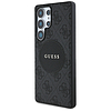 Guess 4G Round Patch Classic Logo MagSafe tok Samsung Galaxy S25 Ultra készülékhez, fekete