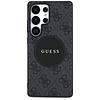 Guess 4G Round Patch Classic Logo MagSafe tok Samsung Galaxy S25 Ultra készülékhez, fekete