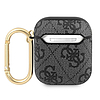 Guess 4G Script Metal Collection tok AirPods 1 / 2 fülhallgatóhoz - szürke