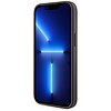 Guess 4G Stripes tok Magsafe pénztárcával iPhone 15-höz barna