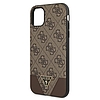 Guess 4G Triangle Collection - iPhone 11 borító barna (GUHCN61PU4GHBR)