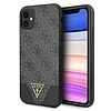 Guess 4G Triangle Collection - iPhone 11 borító szürke (GUHCN61PU4GHBK)