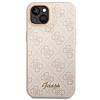 Guess 4G Vintage Gold Logo tok iPhone 14-hez - rózsaszín