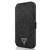 Guess Booktype Saffiano V - iPhone 12 Pro Max tok fekete (GUFLBKP12LVSATMLBK)