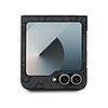 Guess bőr 4G fém logós tok Samsung Galaxy Z Flip 6-hoz, fekete