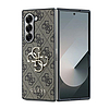 Guess bőr 4G fém logós tok Samsung Galaxy Z Fold 6-hoz, barna