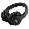 Guess bőr Tone On Tone Script Bluetooth 4G fülre helyezhető fejhallgató - fekete