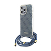 Guess Crossbody Cord 4G Print - iPhone 15 Pro Max tok kék (GUHCP15XHC4SEB)