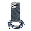 Guess Crossbody Cord 4G Print - iPhone 15 tok kék (GUHCP15SHC4SEB)
