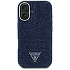 Guess Denim háromszög logós MagSafe iPhone 16 tok - kék