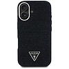 Guess Denim háromszög logós MagSafe tok iPhone 16-hoz - fekete
