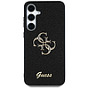 Guess Fixed Glitter Big 4G Metal Logo tok Samsung Galaxy S25 készülékhez, fekete