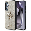Guess Fixed Glitter Big 4G Metal Logo tok Samsung Galaxy S25 Plus készülékhez arany