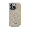 Guess Glitter Script Big 4G - iPhone 15 Pro Max tok arany (GUHCP15XHG4SGD)
