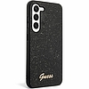 Guess Glitter Script tok Samsung Galaxy S24-hez - fekete