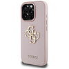 Guess Grained Big 4G Logo Small Classic Logo iPhone 16 Pro Max tok - Rózsaszín
