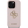 Guess Grained Big 4G Logo Small Classic Logo iPhone 16 Pro Max tok - Rózsaszín