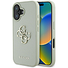 Guess Grained Big 4G Logo Small Classic Logo tok iPhone 16-hoz - zöld