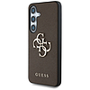 Guess Grained Big 4G Logo Small Classic Logo tok Samsung Galaxy S25 Plus készülékhez barna