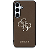 Guess Grained Big 4G Logo Small Classic Logo tok Samsung Galaxy S25 Plus készülékhez barna