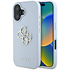 Guess Grained Big 4G Logo Small Classic logós tok iPhone 16-hoz - kék