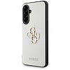 Guess Grained Big 4G Logo Small Classic logós tok Samsung Galaxy A56 készülékhez - bézs