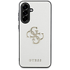 Guess Grained Big 4G Logo Small Classic logós tok Samsung Galaxy A56 készülékhez - bézs