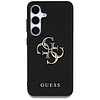 Guess Grained Big 4G Logo Small Classic logós tok Samsung Galaxy S25 készülékhez, fekete