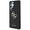 Guess Grained Big 4G Logo Small Classic logós tok Samsung Galaxy S25 Ultra készülékhez, fekete