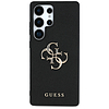 Guess Grained Big 4G Logo Small Classic logós tok Samsung Galaxy S25 Ultra készülékhez, fekete