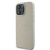 Guess Grained Ring MagSafe tok iPhone 16 Próhoz - bézs