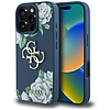 Guess Grained Roses Big 4G logós iPhone 16 Pro Max tok - kék