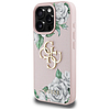 Guess Grained Roses Big 4G logós iPhone 16 Pro tok - rózsaszín