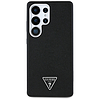Guess Grained Triangle Logo MagSafe tok Samsung Galaxy S25 Ultra készülékhez - fekete