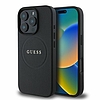 Guess Graned Ring MagSafe - iPhone 16 Pro Max tok fekete (GUHMP16XPGHSMMK)