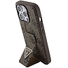 Guess Grip Stand 4G Triangle Strass tok iPhone 15 Pro Max telefonhoz - barna