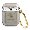 Guess GUA2UCG4GK AirPods borító fekete/fekete Glitter Collection