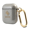 Guess GUA2UCG4GK AirPods borító fekete/fekete Glitter Collection