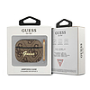 Guess GUA34GSMW AirPods 3 tok, ezüst/barna 4G Script Metal kollekció