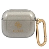 Guess GUA3UCG4GK AirPods 3 borító fekete/fekete Glitter Collection