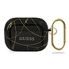 Guess GUACAPPTPUCHBK AirPods Pro borító fekete/fekete Gold Chain Collection