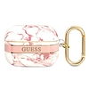 Guess GUAPHCHMAP AirPods Pro borító rózsaszín/rózsaszín Marble Strap Collection